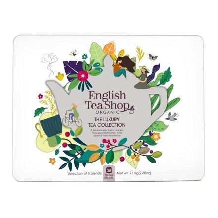 English Tea Shop Prémium bio teaválogatás Luxury collection - filter, 36 db