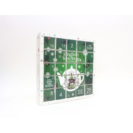 English Tea Shop  Adventi kalendárium zöld "puzzle" bio teaválogatás , 25 db