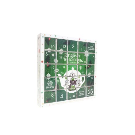 English Tea Shop  Adventi kalendárium zöld "puzzle" bio teaválogatás, 25 db