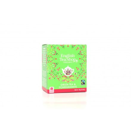 English Tea Shop Zöld tea Gránátalma bio tea - filter, 8 db, 16 g
