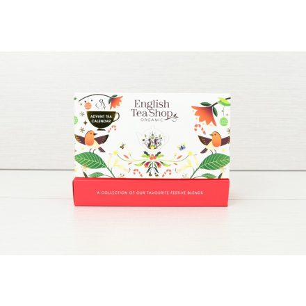 English Tea Shop Adventi bio teakalendárium,  25 db számozott teafilter 