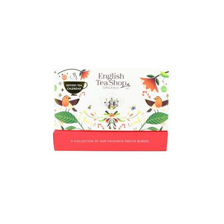 English Tea Shop Adventi bio teakalendárium,  25 db számozott teafilter 