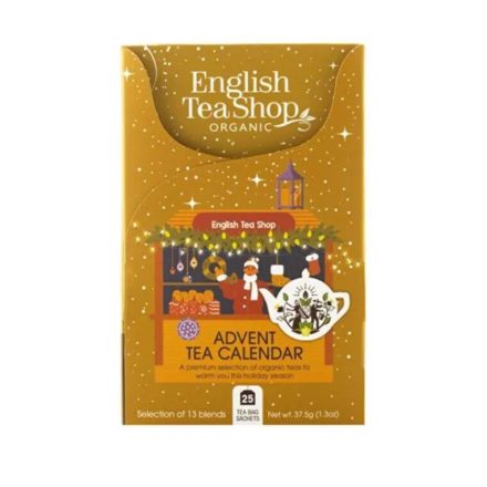 English Tea Shop Organic Adventi Teanaptár – 25 filter, 13 különböző íz
