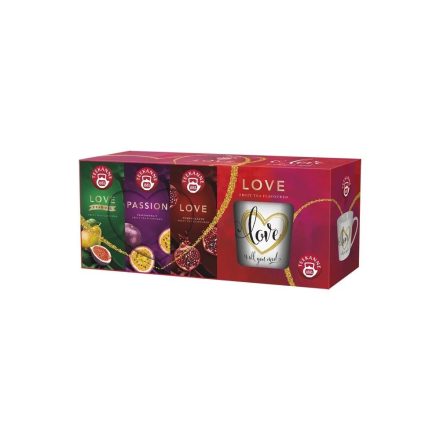 Teekanne 3 tea+1 bögre csomag LOVE - filter, 24 db, 135 g