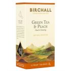 Birchall Zöld Tea & Őszibarack - teapiramis, 15 db , 37 g